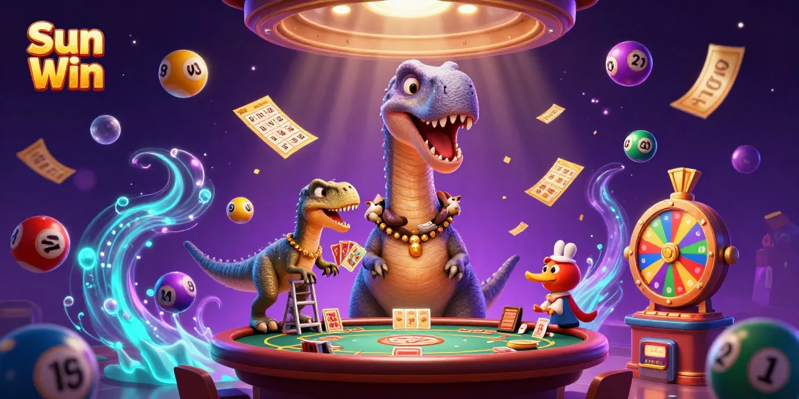Engage in thrilling gaming at Sun Win with dynamic scenes of excitement in a magical casino!